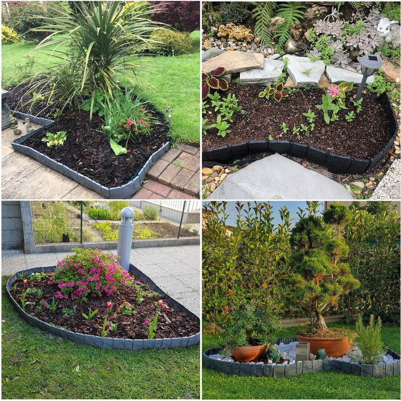 Garden Edging Border, 16FT Landscape Edging Borders for Flower Beds,