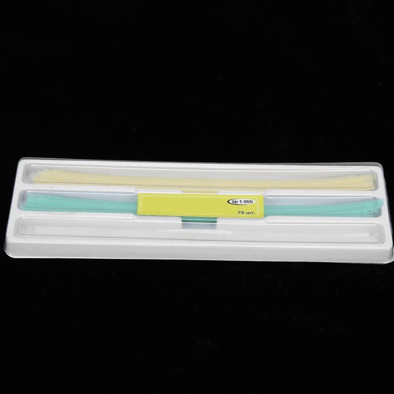 75pcs Dental Abrasive Strips Teeth Polishing Finishing Gloss Detal Supply