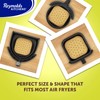 Reynolds Kitchens Air Fryer Liners 9'', 200 pcs Unbleached Parchment