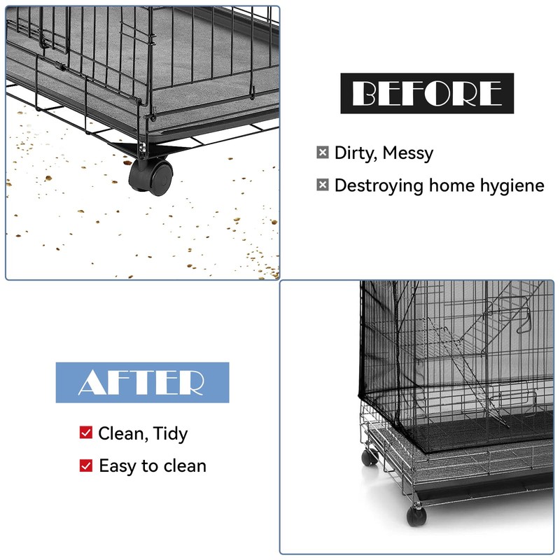 Trinkrittey Large Bird Cage Seed Catcher 31 x 118 inches