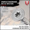 Chipboard Screws A2 Stainless Steel - 4 x 50 mm,