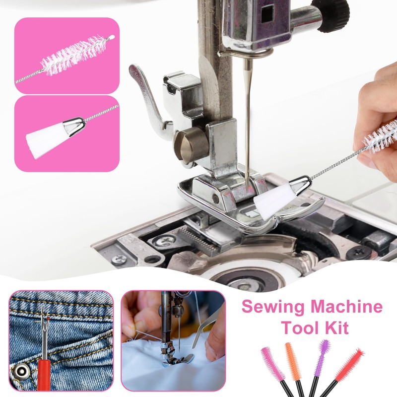 16pcs Sewing Machine Cleaning Kit, Sewing Machine Crevice Cleaning Tools
