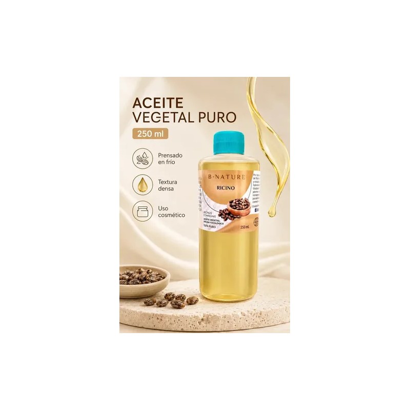 Aceite de Ricino B Nature 100 Puro para Cosmetica Piel