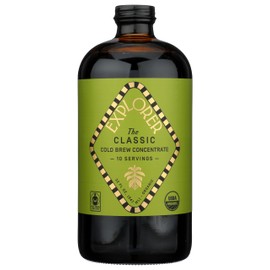 Explorer Cold Brew, Coffee Cold Brew Concentrate The Classic Organic, 32 Fl Oz