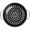 TableCraft Wok redondo para barbacoa con mango de metal de