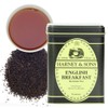 Harney & Sons English Breakfast Black Tea, Loose leaf tea in 8 Ounce tin (12132)