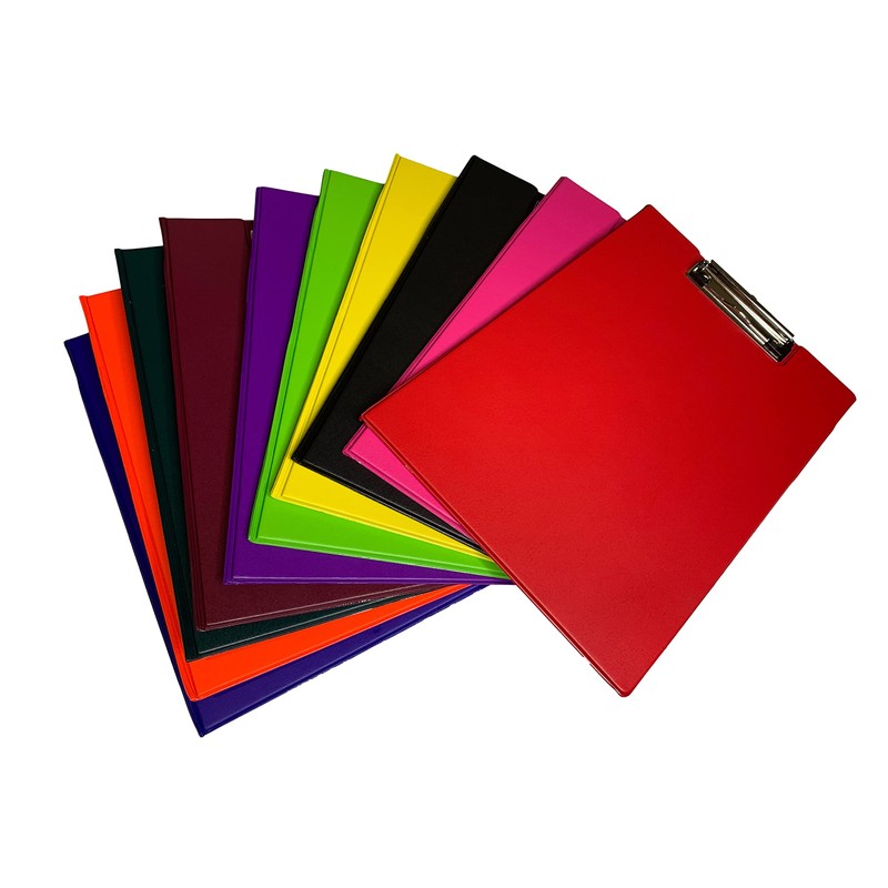 Janrax A4 Red PVC Foldover Clipboard