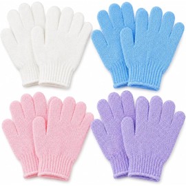 Guantes Exfoliantes para Ducha ATB Spa y Masaje Corporal 4 Pares