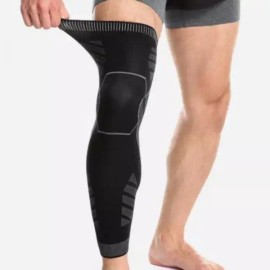 EREIMEB 롱 무릎 보호대 레깅스 다리 압박 밴드 배드민턴 배구 [레깅스보호대 L] Long Knee Support Leggings with Compression Band for Badminton and Volleyball [Leggings Support L]