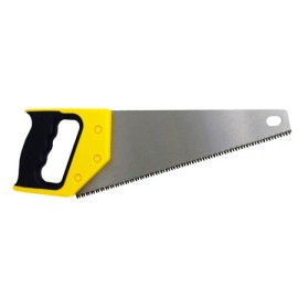 DP & Co. 12" Full Polish Hardened Hand Saw with Rubber Grip Handle