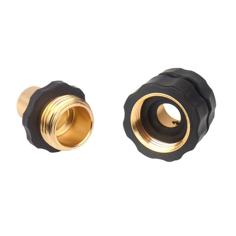 2Sets (4pcs) Aluminum Garden Hose Quick Connector - Water Hoses