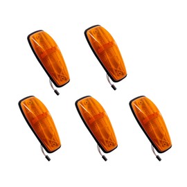 EVERESTHD 5 PCS LED Top Cab Light Roof Running Marker Light with 6 LED Fits for Mack CH CXU 2004-2013 Yellow 12V 25109292