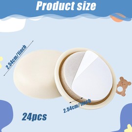 24Pcs Self-Stick Furniture Sliders Carpet Sliders Furniture Moving Pads for Carpet & Hardwood Floors 1-1/4" Easy to Gliding Move Furnitures Easily.