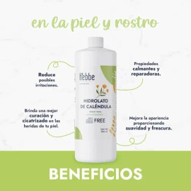 Hidrolato De Caléndula Calmante Y Reparador 500 Ml Todo Tipo De Piel Día/noche