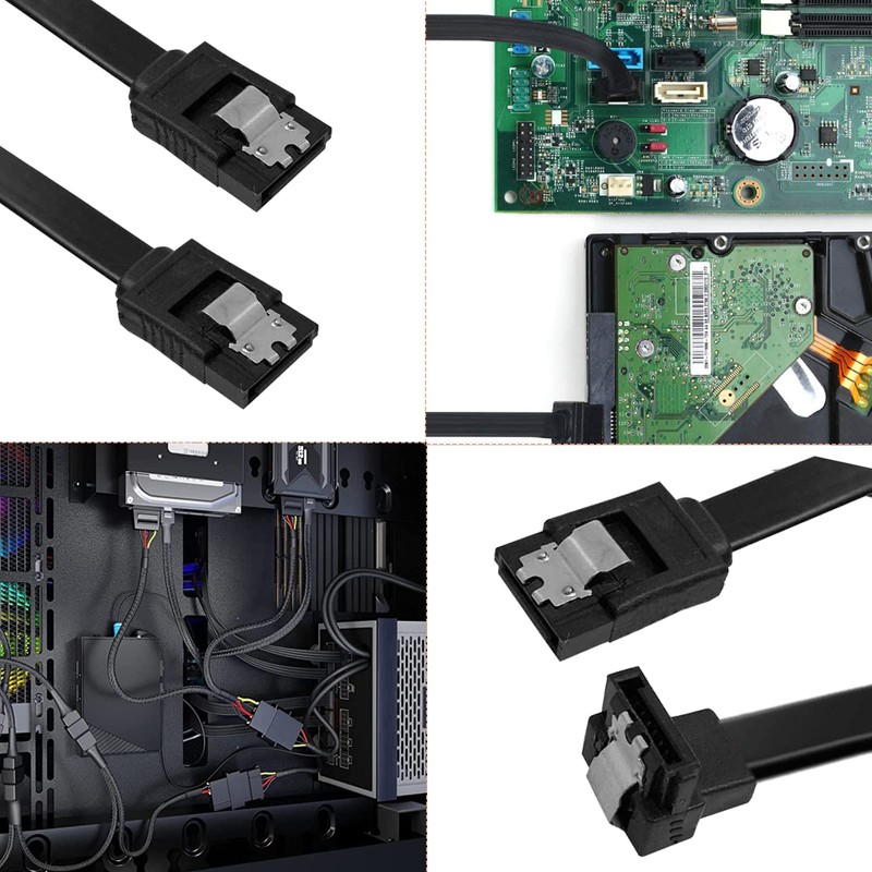 GZhaimai SATA III Cable SATA 3 Data Cable 50 cm,