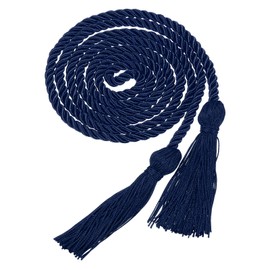 sourcing map 2025 Tassel Graduation, 67 Inch Long Honor Braided Graduation Cord, Elegant 2025 Tassels Charm for Graduation Accessories(Dark Blue, Pack of 1)