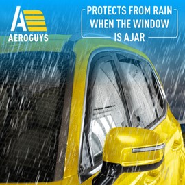 Extra Durable Window Deflectors in-Channel Window Visors Rain Guards Fit for Kia Telluride 2020-2025, Sun Visors, Wind Vent for Shades, Exterior Car Accessories - 4pcs. AG0770