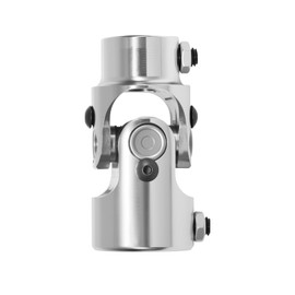 MDRIVEASY 3/4" DD x 1" DD Chrome Steering Shaft Universal Joint U Joint, Total Length 83mm (3-1/4")