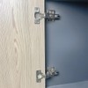 Pack of 4 Wardrobe Hinges, Soft Close Hinges for Cupboard