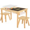 Bateso Sensory Table for Toddlers 1-3 with 2 Chairs &