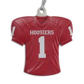 IU Football Jersey Gallery Print Pewter Ornament