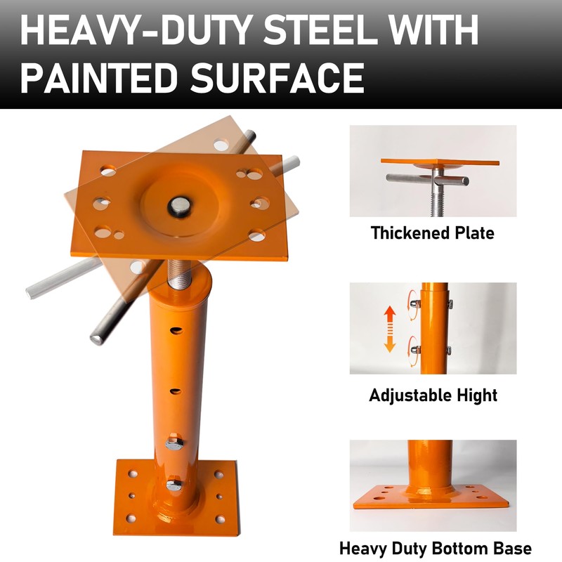 House Jacks for Leveling, Adjustable Jack Post 19" -38" Basement