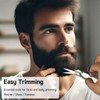 Mustache Grooming Set - Precision Mustache Scissors and Comb Kit