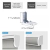Zebra Shades Metal Blinds Mounting Bracket - Heavy Duty Support
