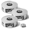 JUKFITA Tea Warmer Petals Silhouette, 3 Pack Stainless Steel Teapot