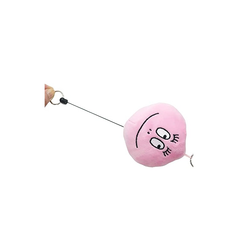 Barba Papa Plush Key Cover Papa Face BPKC196 Pink