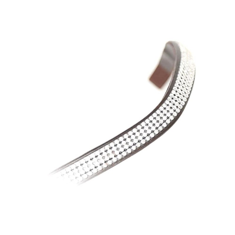Shires Aviemore Small Diamante Browband-Black Pony