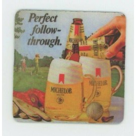 Michelob Beer - Anheiser Busch Brewing Co. Bier COASTER -  Retro Golf