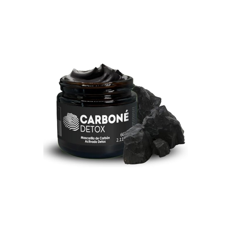 Carboné Detox Mascarilla Facial de Carbón Activado - Para una