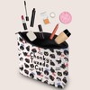 JXGZSO Funny Cat Meme Gift Black Cat Makeup Bag With