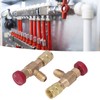 2PCS Refrigeration Control Valve 1/4SAE Male Thread 5/16SAE Female Thread