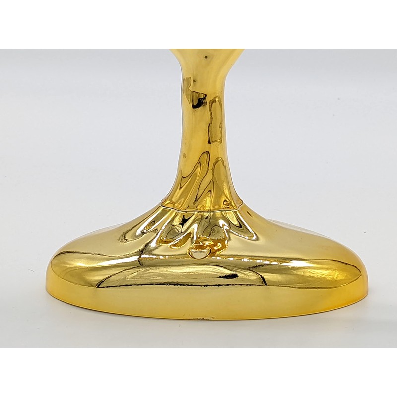 The Dreidel Company Large 12 Inch High LED Electric Silver