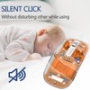 Wireless Mouse Bluetooth LED Clear Slim Silent Bluetooth Mouse 2.4G