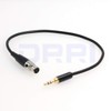 DDRRI 3 Pin Mini XLR Female to 3.5mm TRS Male