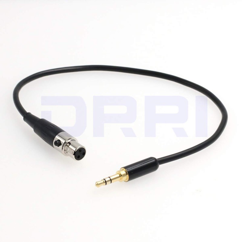 DDRRI 3 Pin Mini XLR Female to 3.5mm TRS Male