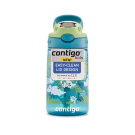 Contigo Kids Straw Water Bottle with AUTOSPOUT Lid, 14oz., Dinos