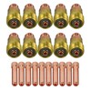 RIVERWELD TIG Stubby Gas Lens Collet Bodies 17GL332 10N24S 3/32''