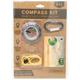 Magnetic Liquid Compass Kit Orienteering Compass Hiking Backpacking Camping Navigations Compass | Scouting Compass for Kids