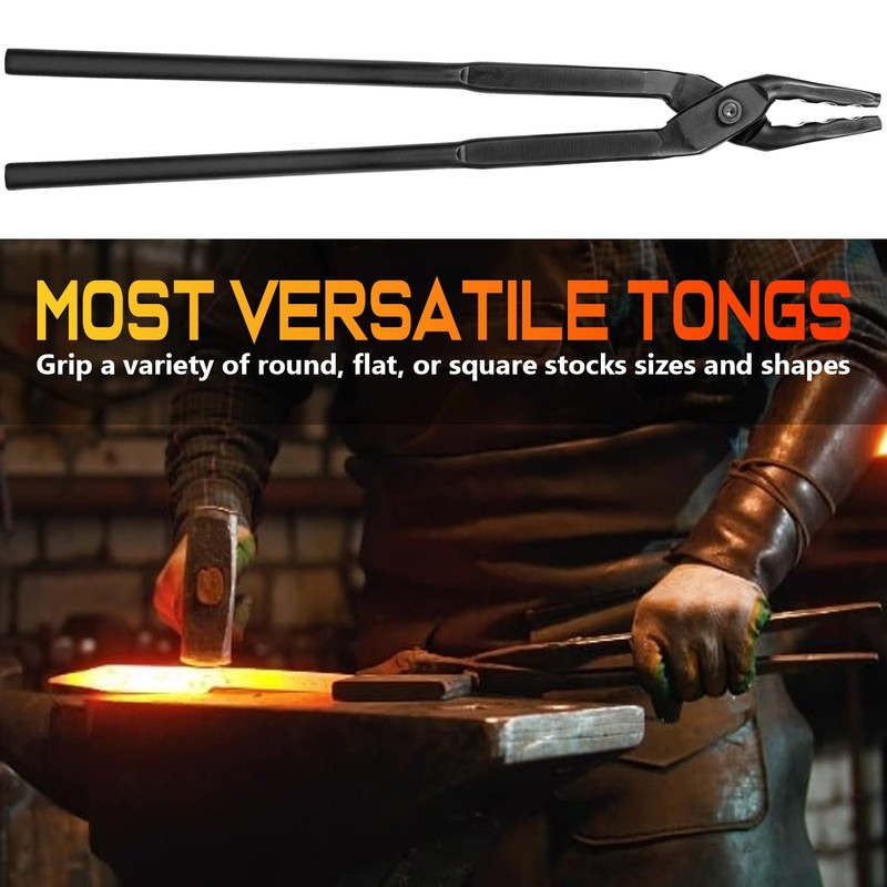 Blacksmith Wolf Jaw Tongs Essential Blacksmithing Utensils Forge Tong for