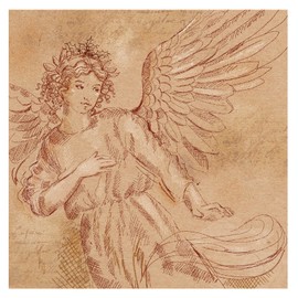 Medici Cards Pack of 6 Charity Christmas Cards - 'Christmas Angel' - 6 Cards of 1 Design