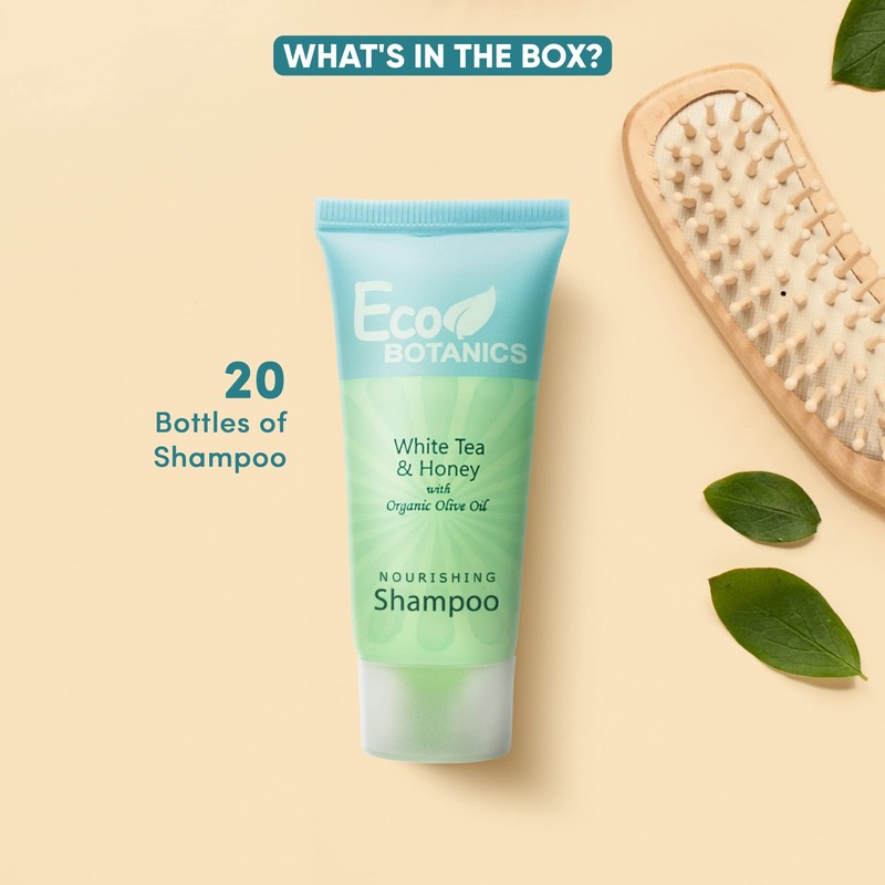 Eco Botanics Travel-Size Hotel Shampoo .85 oz (Case of 20)