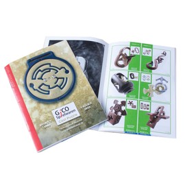 Cast Huzzle Puzzle Gift Set No.5 Helix, Spiral, DogH SG 5 and German Cast Catalogue