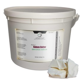 uh*Roh*Muh Premium Refined Kokum Butter - Perfect Ingredient for Skin Care and Hair Care Products | Ideal for Skin Moisturizers, Body Butters, Lip Balms, Lotions, Creams, DIY Candles Half Gallon