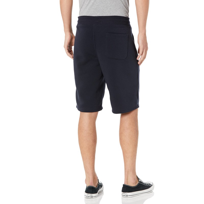 Southpole Pantalones Cortos básicos de Forro Polar para Hombre, Azul
