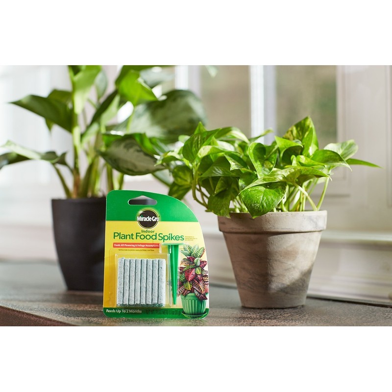 Miracle-Gro Indoor Plant Food Spikes, 1.1-Ounce (4 Pack) (4)
