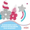 Party Factory Face Tattoo, Unicorn, Temporary Glitter Face Tattoo for